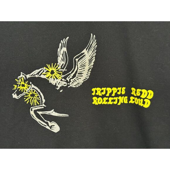 Rolling Loud Trippie Redd x RL Multi Peggy Black Hoodie Men's Size M - Picture 2 of 6